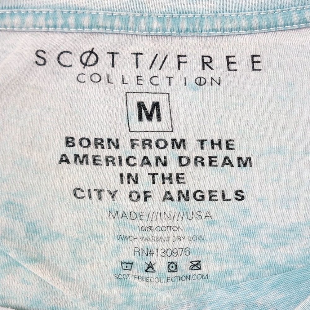 Scott Free Discoteka Cyberpunk Burnout Tee Size Medium - Picture 6 of 6